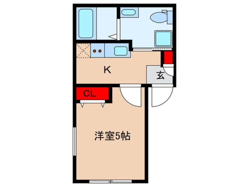 間取図 Ｋ－ＲＥＳＩＤＥＮＣＥ浮間舟渡