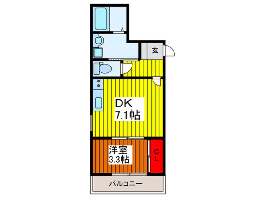 間取図 ＡＸＩＡ堀崎