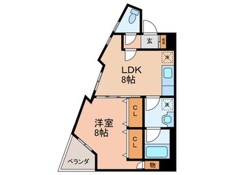 間取図 エクセデ－ル坂上