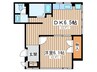 ＳＴビル 1DKの間取り