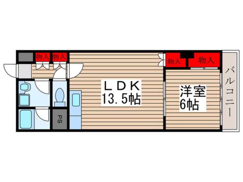 間取図 ＴＡＩＹＯ　ＢＬＤ（２０３）