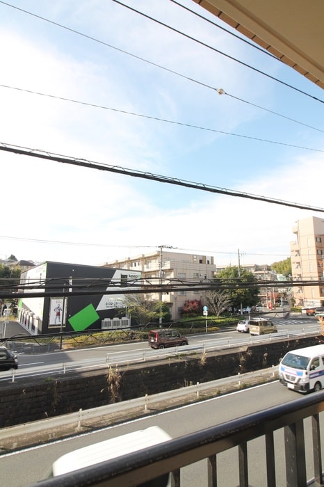 室内からの展望 平野ビル３