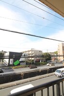 室内からの展望 平野ビル３