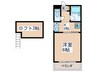 エスポアール 1Kの間取り