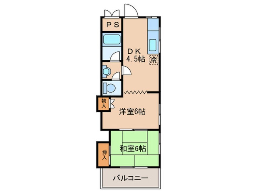 間取図 谷戸ハイツ