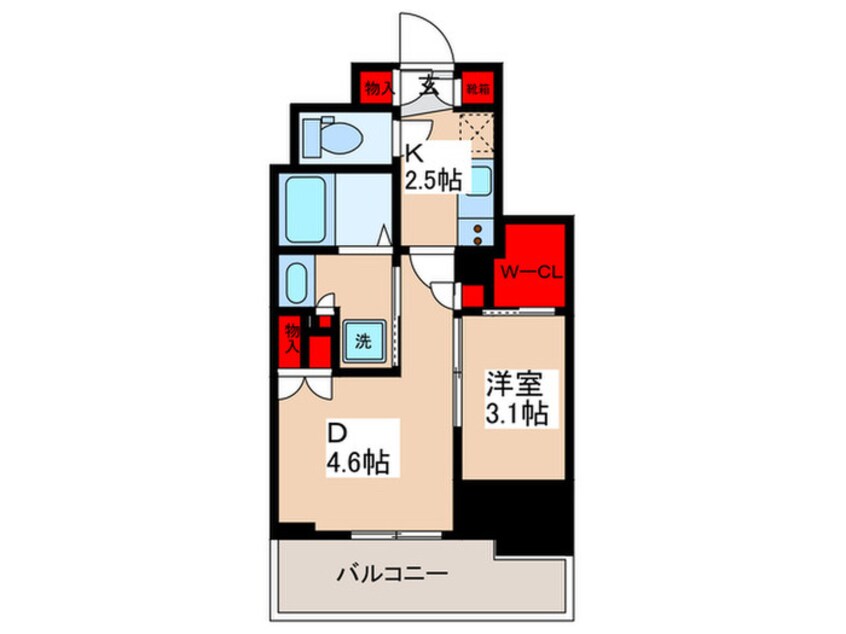 間取図 ドゥーエ亀戸