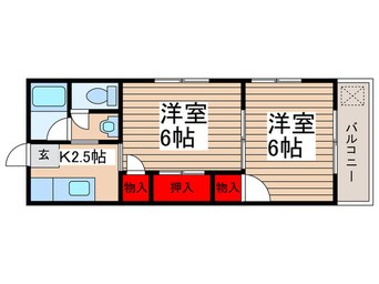 間取図 コーポ若柴