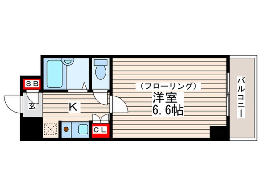 間取図 アセンズシティ２