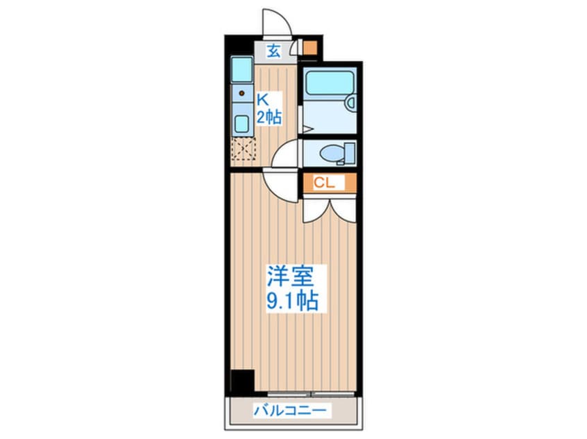 間取図 リンクス千歳台