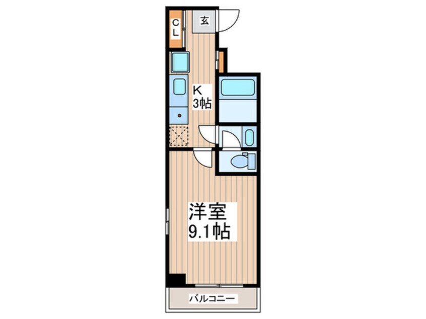 間取図 リンクス千歳台