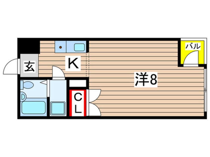 間取図 ヒルズ春日