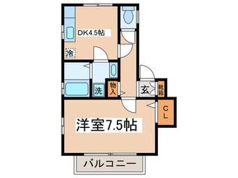 間取図 フラッツＴ：Ｎ