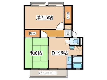 間取図 メゾンドブランシュ－ルⅢ