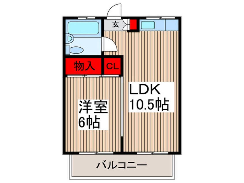 間取図 コイヌマハイツ