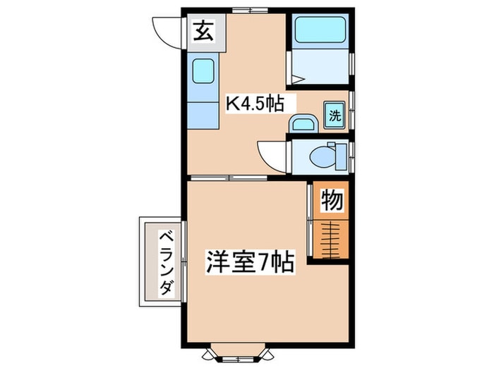 間取り図 フラットＢＥＬＬ