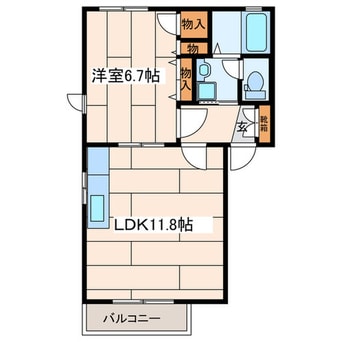 間取図 クレールメゾン．Ｎ