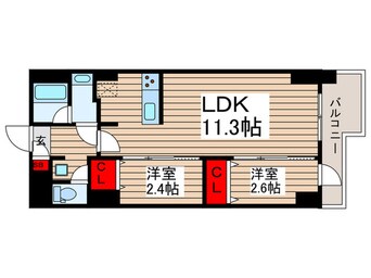 間取図 ドゥーエ曳舟
