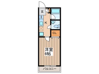 間取図 クラッシー赤堤