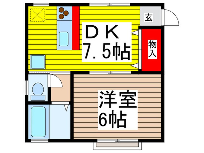 間取図 深谷ハイツ