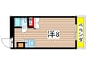 ウイステリア国立 1Rの間取り