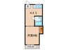 サンライトレジデンス 1Kの間取り