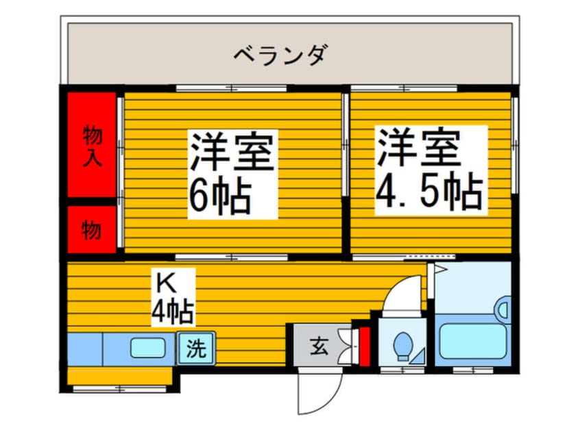 間取図 アイエスハウス２