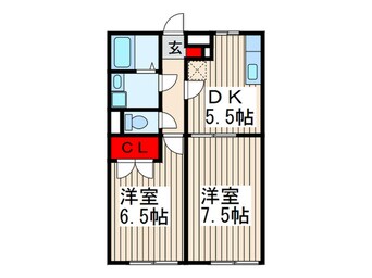 間取図 プレジール宮前