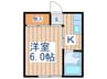 スコラハウス前原 1Kの間取り