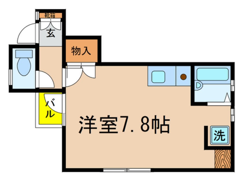 間取図 スト－クハイツ飯田
