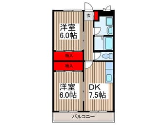 間取図 ニューマリッチ吉沢Ａ