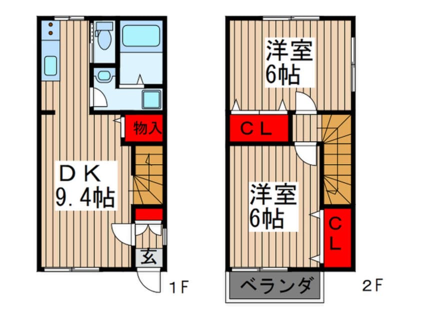 間取図 クイ－ンズテラスⅡ