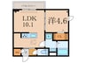 セントハイランド石神井 1LDKの間取り