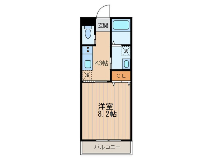 間取図 アルバ千鳥