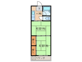 間取図 ハイツ松山