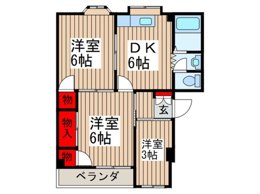 間取図 栗原マンション