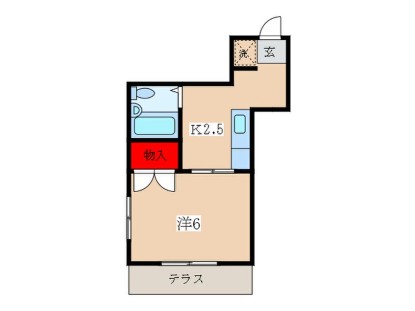 間取図 フロ－レンス本町