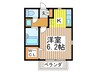 ＰＯＴＴＥＲＹ ＨＯＵＳＥ 1Kの間取り