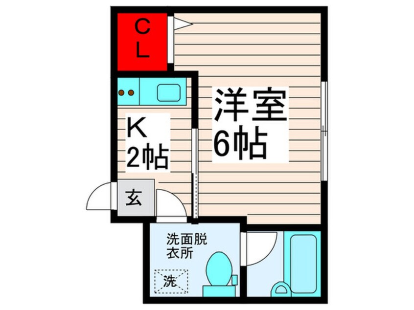 間取図 グランシャレー梅島Ⅲ