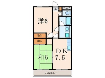 間取図 ベルメゾン