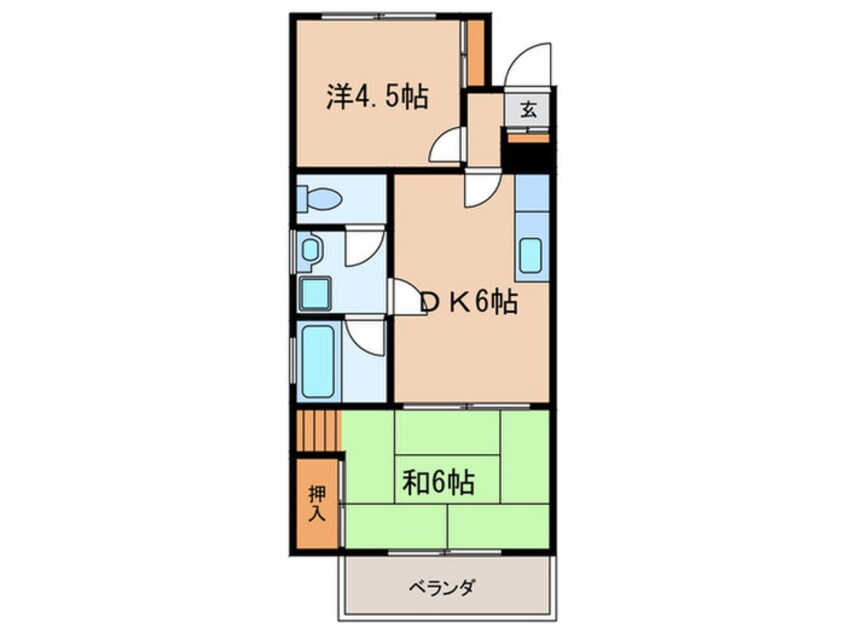 間取図 ベルメゾン