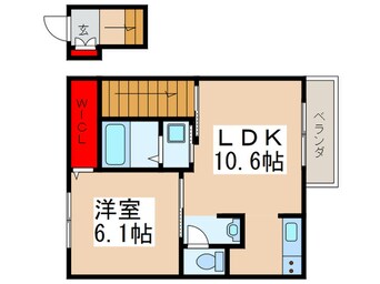 間取図 DOLCE　VITA国立 east