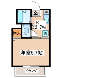 間取図 ラフィーネ１