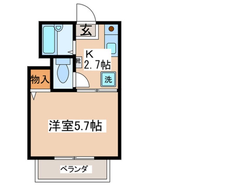 間取図 ラフィーネ１