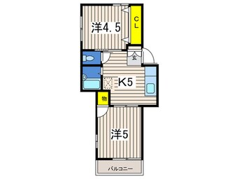 間取図 プチメゾンみのさわ