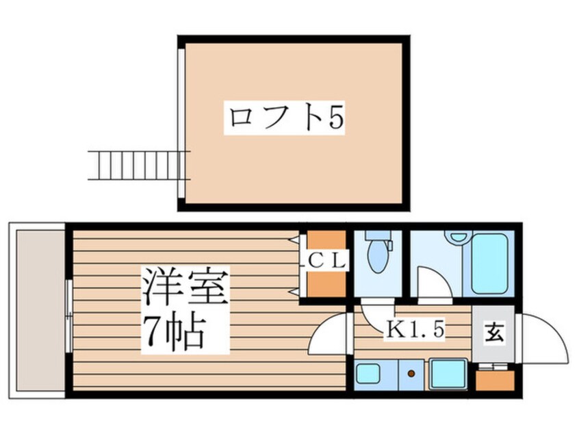 間取図 クレセントハイツSOUTH・PARTⅢ