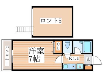 間取図 クレセントハイツSOUTH・PARTⅢ