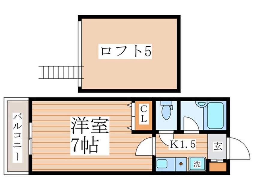 間取図 クレセントハイツSOUTH・PARTⅢ