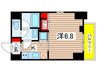 ALIVIO菊川 1Kの間取り