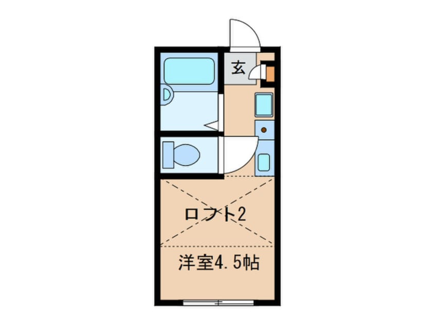 間取図 パンシオン堀ノ内