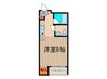 ビンユット 1Rの間取り